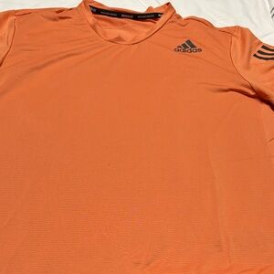 Adidas Men's Short Sleeve Orange Tee